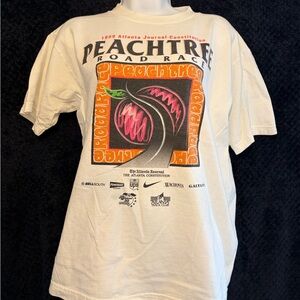 Nike Vintage 1999 Peachtree Road Race Graphic Tee - Black, Pink, Orange